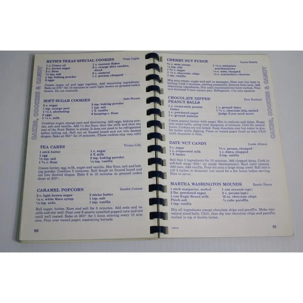 Vintage 1992 Prescriptions For the Pallet Collin County Texas Nursing Cookbook